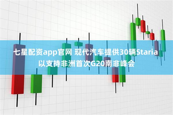 七星配资app官网 现代汽车提供30辆Staria 以支持非洲首次G20南非峰会